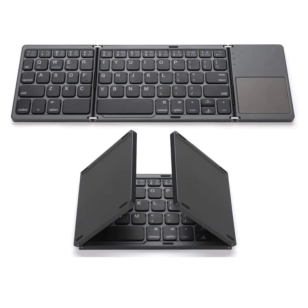 Teclado Bluetooth Plegable Con Touch Pad Mouse